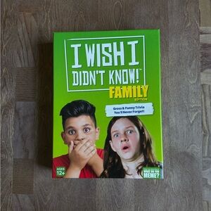 I Wish I Didn't Know Family Edition Game